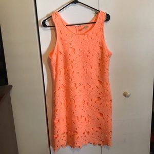 Japna hot peach dress